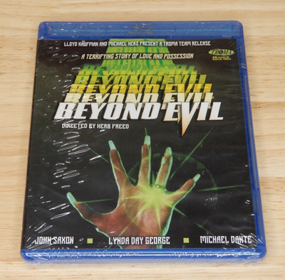 Beyond Evil (Blu-Ray, 1980 Horror Film) Troma, John Saxon, Michael Dante, NEW