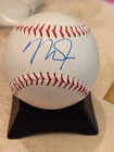 Mike Trout California Angels Autographed Baseball With Certification