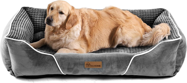 Yitahome Hundebett MittelgroßE Hunde,51X48Cm,Hundekorb Hunde,OrthopäDisches Hund-image