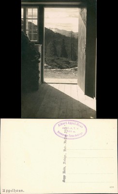 .Österreich Albert Appel-Haus Hennarage Totes Gebirge Fotokarte 1930