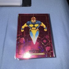 2024 Marvel Masterpieces ’92 Platinum NOVA #68 Pink Lasers # /992