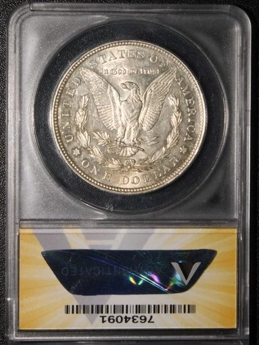 1921-P $1 Morgan Silver Dollar ANACS AU 55