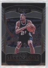 2018-19 Panini Select Top Selections Tim Duncan #5 HOF 10lp
