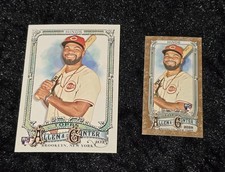Topps Allen & Ginter MLB Cincinnati Reds Hinds Base and Mini Rookie Card #126