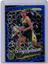 2025 Panini Prizm WNBA #123 Skylar Diggins Blue Velocity Prizms