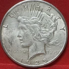 1925 Peace Dollar Silver  90% Silver Free Shipping