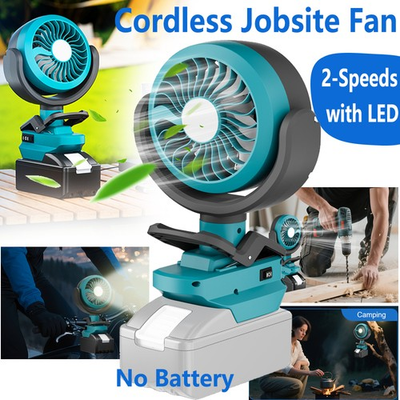#ad #ad Portable Fan for Makita 18V Battery BL1830 BL1860 Jobsite Fan Works Fan only fan $20.99