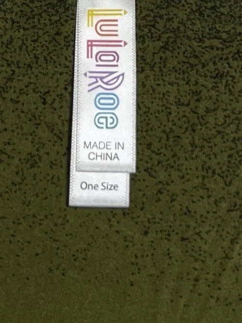 Leggings Lularoe OS Talla Única Navidad Vacaciones Verde DIP Desvanecimiento Vacaciones Envío RÁPIDO Foto 4 de 4