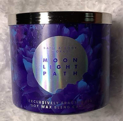 Bath & Body Works 3 WICK CANDLE MOON LIGHT PATH