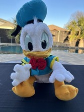 13" Vintage Disney Mattel Arcotoys Baby Donald Duck Stuffed Plush Toy HTF Rare