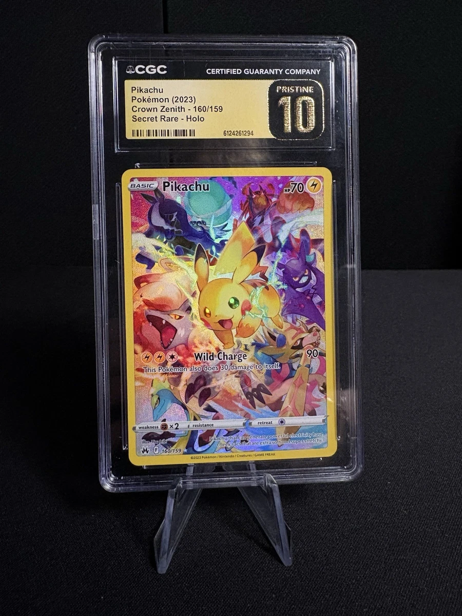 Secret Rare Pikachu Pokémon TCG Grade 10 Individual Collectible