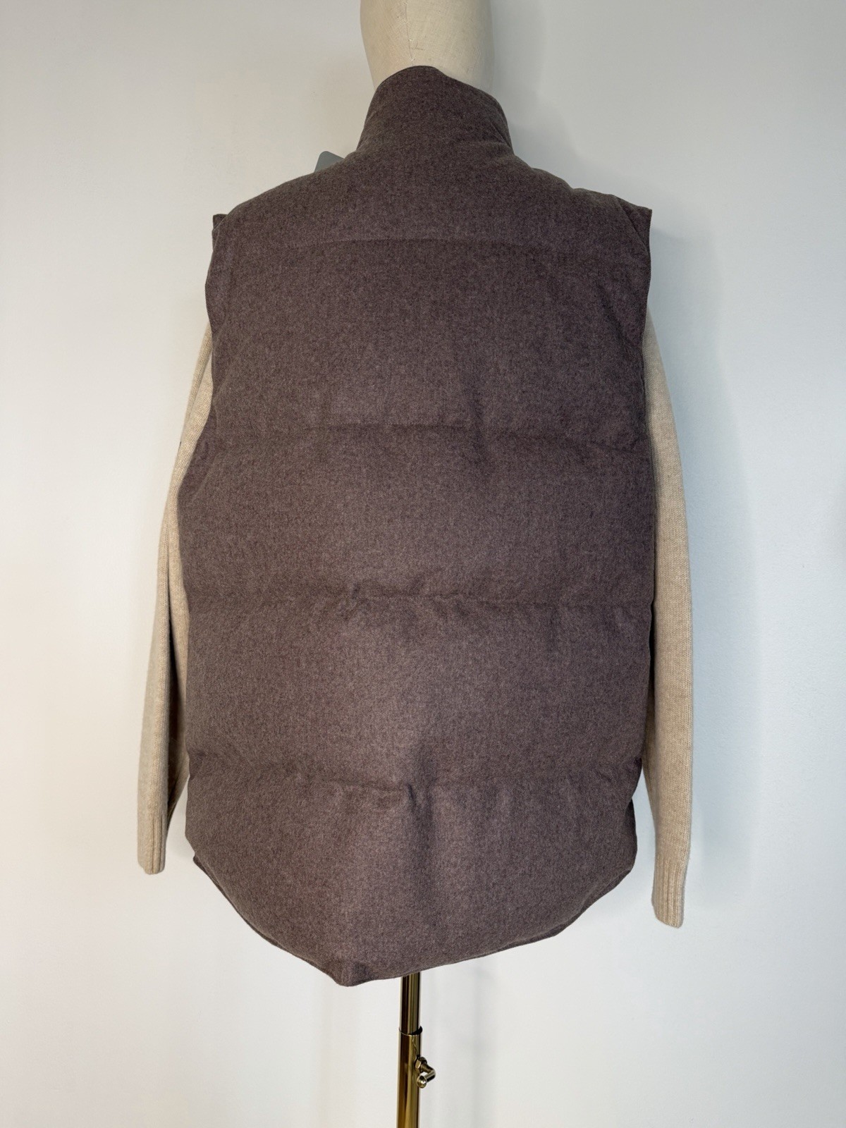 Canada Goose Garson Vest WR Quilted 100% Wool Old Money Style Made in Canada NWT thumbnail 14