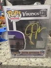 Funko Pop NFL Justin Jefferson #239 Minnesota Vikings with protector New in Box