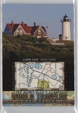 2017 Upper Deck Goodwin Champions World Traveler Map Relics Cape Cod USA so4