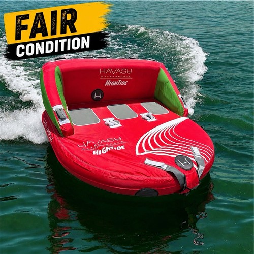 Havasu Towable Tube FAIR Condition 3 Person 510 lb Max Lounge or Ride Heavy Duty
