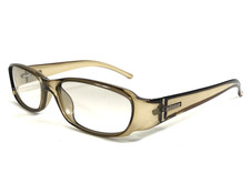 Vintage Gucci Sunglasses GG2499/S L45 Transparent Brown Frame w Light Brown Lens