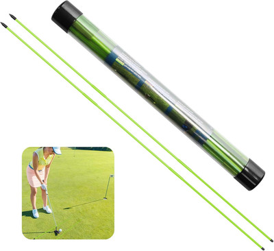 Golf Alignment Sticks Holder, Golf Trainingshilfen Eisenplatte Practice Aid Übun