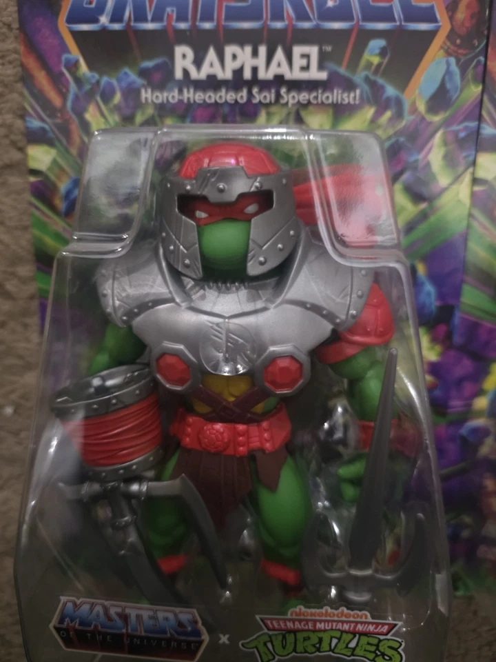 Mattel MOTU- TMNT (Tortugas de Greyskull) Lote de 3 FIGURAS TMNT. Raph, Leo, Don Foto 3 de 4
