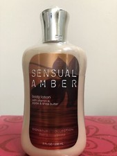 Bath  Body Works Original SENSUAL AMBER 8 oz Lotion SEALED ORIGINAL RARE