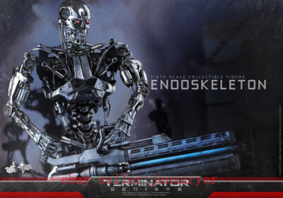 Terminator•Genisys1/6[T−800BATTLEDamage] Hot Toys Terminator Genisys 1/6 Endoskeleton T-800 Action Figure