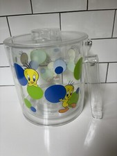 Vintage Warner Brothers Studio Store Loony Tunes Tweety Bird Ice Bucket w/ Lid