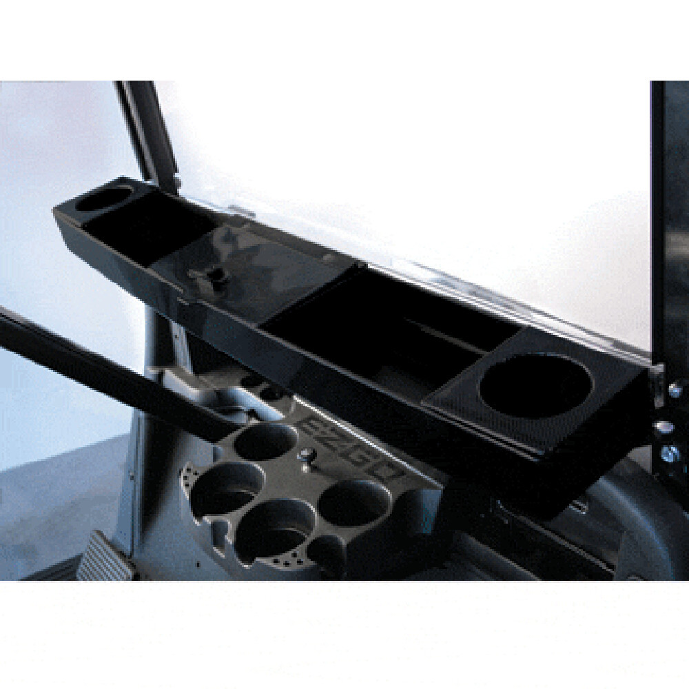 Cart Dash Organizer / Beverage Tray - Black - Universal Fit