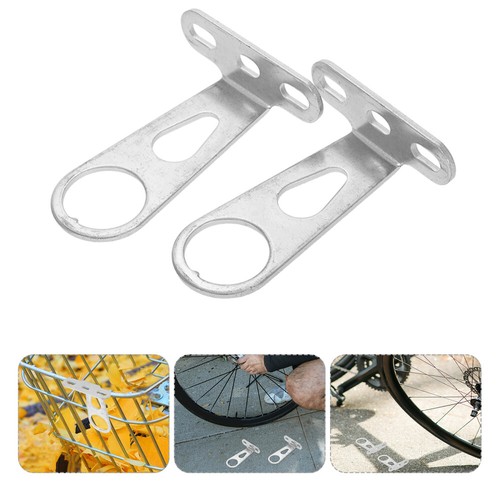 2 Pezzi Supporto Porta Forcella Anteriore Bici Fissaggio Cestello Auto - Foto 5 di 12