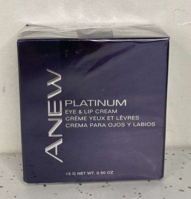 NEW Avon Anew Platinum Eye & Lip Cream 0.50 oz