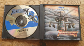 2 X Mega CD games Sol-Feace and Thunderhawk - SEGA Mega Boxed With Manual