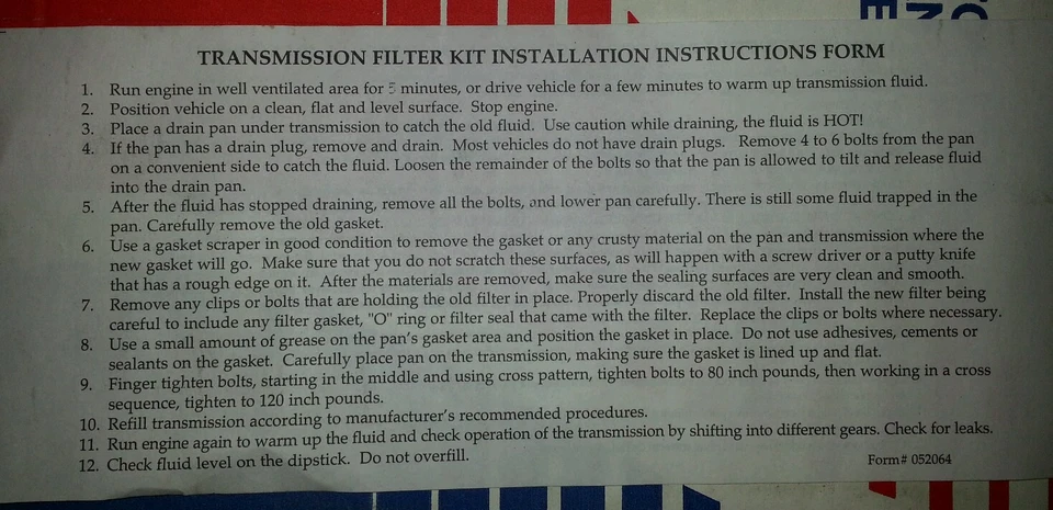 Nuevo Kit Filtro Transmisión Automática Chevy Suburban Express Van Chevrolet K10 Foto 4 de 4