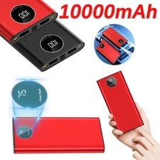 Power Bank 10000mAh Charging Portable External Battery Backup For Cell Phone US