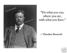 Theodore Teddy Roosevelt 4x6 Print US President with Quote TR