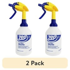 (2 pack) Zep Pro 1.1 EZ Fill Plastic Spray Bottle, 32 oz, Cleaning 0.28 per fl oz