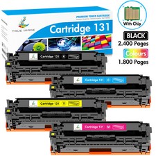 4-Pack CRG131 Toner Cartridge For Canon 131 ImageCLASS MF8280Cw 628Cw MF8080Cw