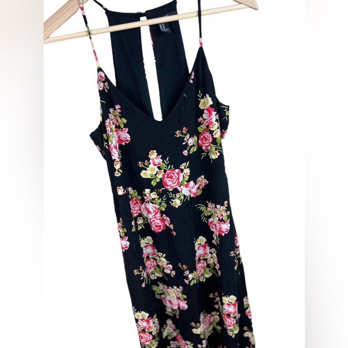 leatherette midi dress Black Heart Leatherette Love Midi Dress