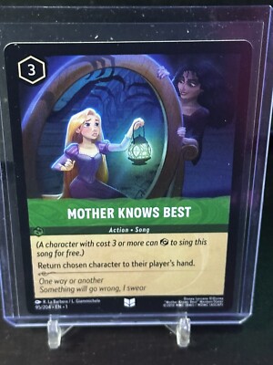 Disney Lorcana Mother Knows Best 95/204 Uncommon TCG | eBay
