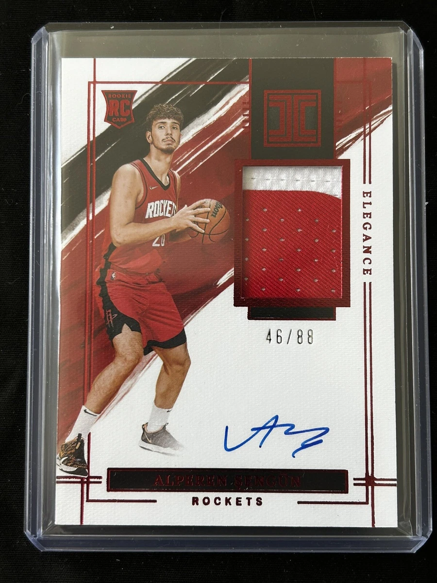 2021-22 Panini Impeccable Elegance Alperen Sengun On Card Auto True RPA /88