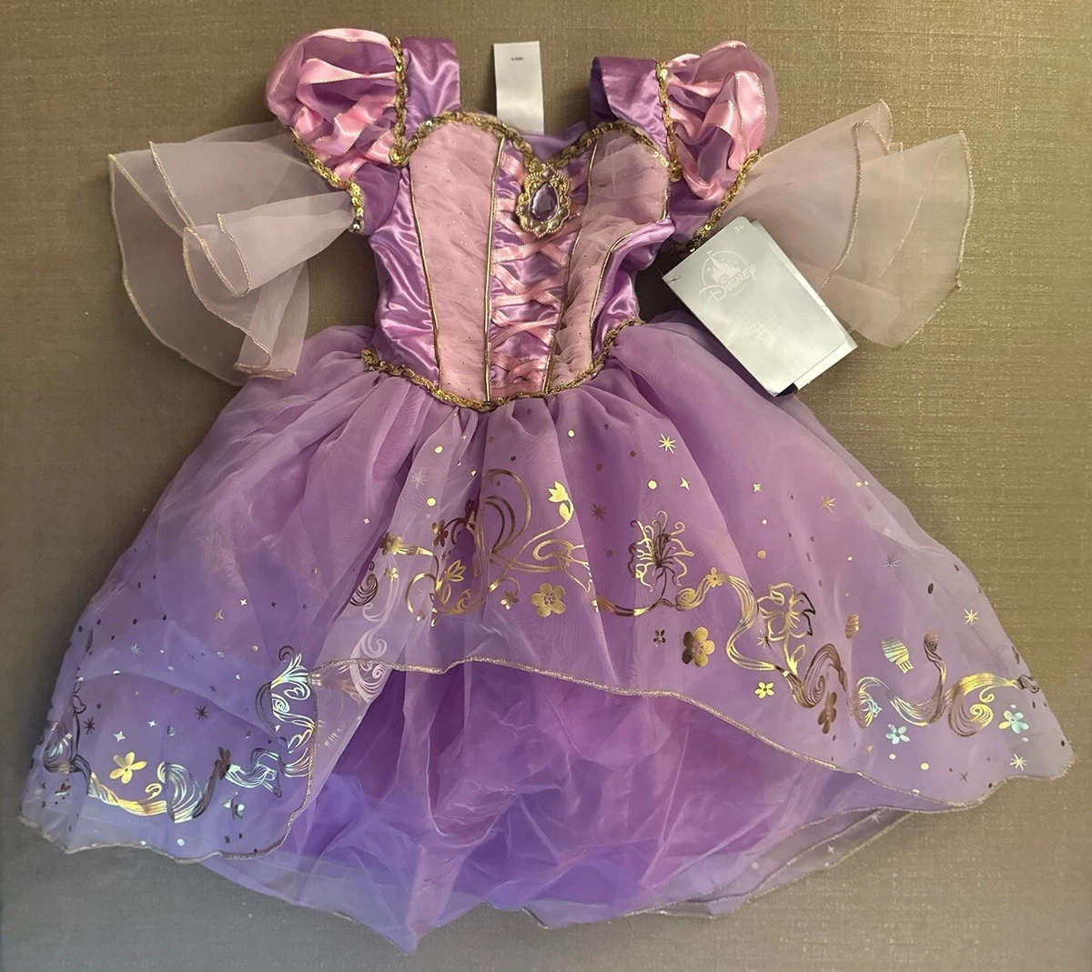 NEW Disney Tutu Princess Rapunzel Girls Dress Size 3 Purple Pink