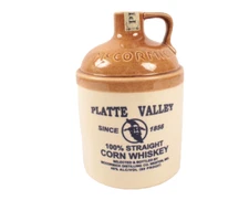 Vtg Moonshine Whiskey Jug by McCormick Distillery 100 Proof Aged In The Hills