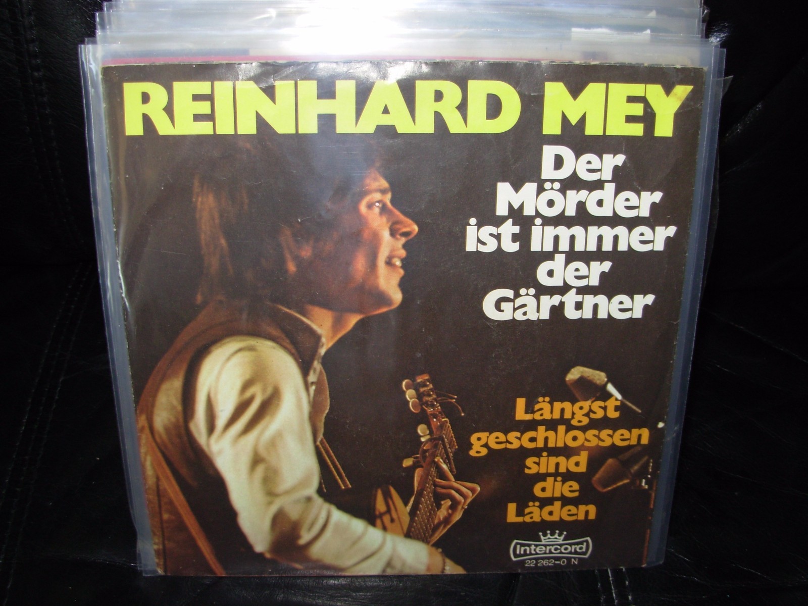 REINHARD MEY der morder ist immer ( world music ) 7"/45 picture sleeve