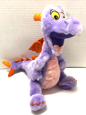 Disney Imagination FIGMENT Purple Dinosaur 9" VINTAGE Plush Figure