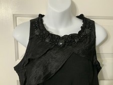 LITTLE BLACK DRESS S.L. fashion size 10P with rhinestones