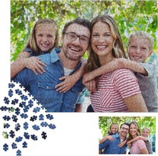 Custom Jigsaw Puzzles from Photos Personalized Picture Puzzle for Adults Teens