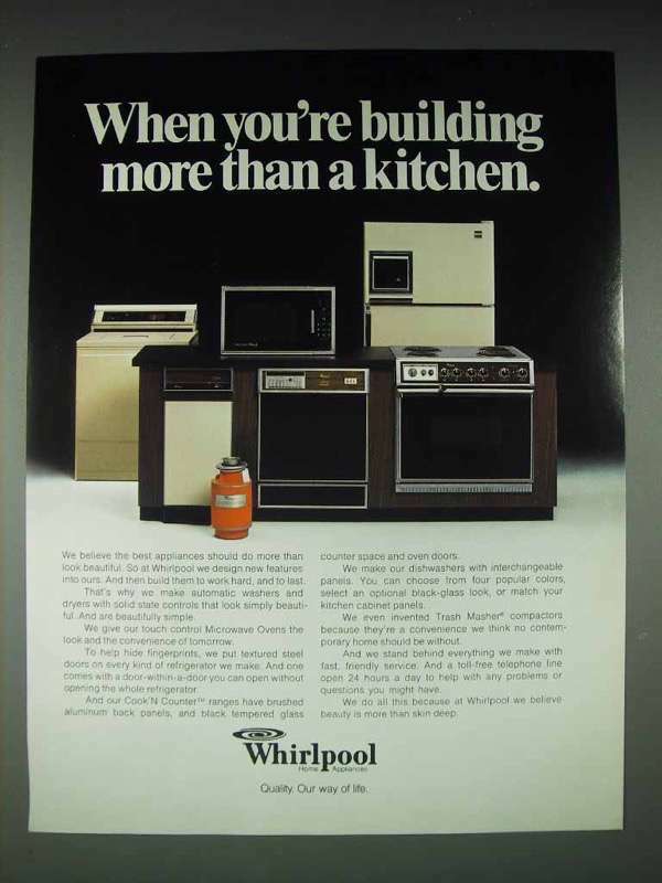 1979 Whirlpool Appliances Ad - More Than a Kitchen | eBay