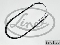 Linex 32.01.56 Kabel, Feststellbremse FüR Opel