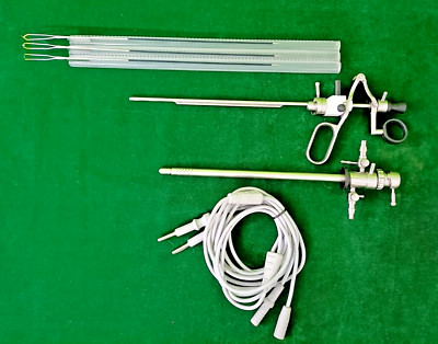 6pc Hysteroscopy Working Element Monopolar Active 26FR Set Reusable Instruments