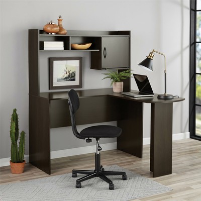 Mainstays L Shaped Desk With Hutch Multiple Colors Ebay