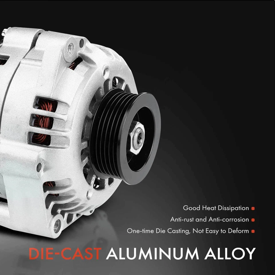 Alternador para Chevrolet LLV 1994-1995 S10 94-97 GMC Sonoma Isuzu Hombre L4 2,2 L Foto 4 de 4