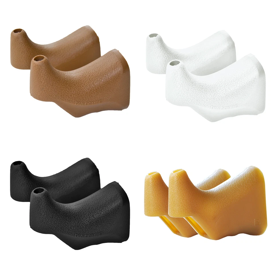 Campanas de palanca de freno de goma vintage no aerodinámicas Dia Compe 202/204 de repuesto Foto 2 de 3