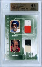 2009 SPORTKINGS CITYSCAPES DOUBLE #7 - GOLD 1/1 FLUTIE & BOBBY RELICS! - BGS 9.5